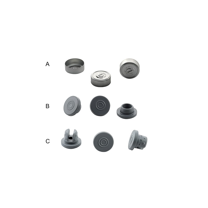 Bouchon en chlorobutyle type pénicilline