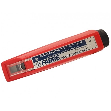 Réfractomètre RCT 0-22%  vol AP avec étui  de protection