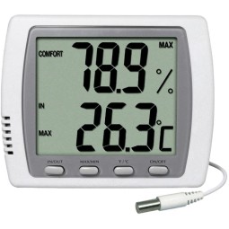 thermometre hygrometre interieur/exterieur