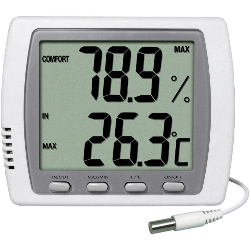 thermometre hygrometre interieur/exterieur