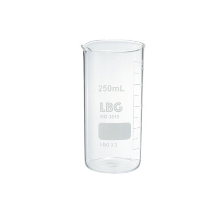Bécher forme haute en  verre
