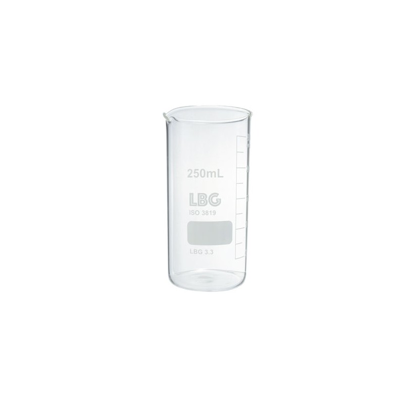 Bécher forme haute en  verre