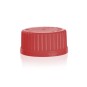 Bouchon GL45 Rouge avec joint silicone / PTFE