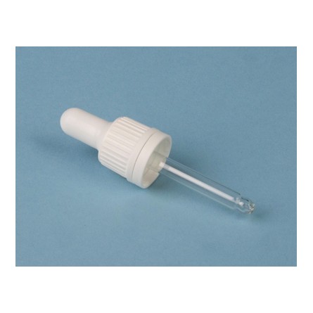 Bouchon compte goutte complet pour flacon 15 ml