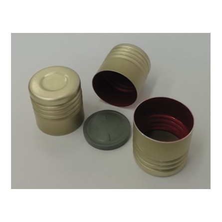 Capsule alu/joint caoutchouc D. 16 mm