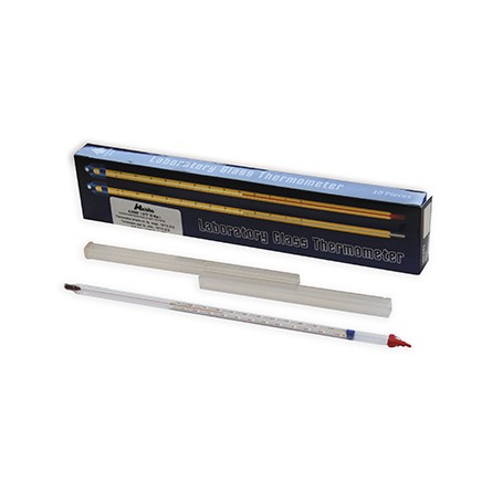 Thermomètre  liquide  rouge, -10/110° en 0.5