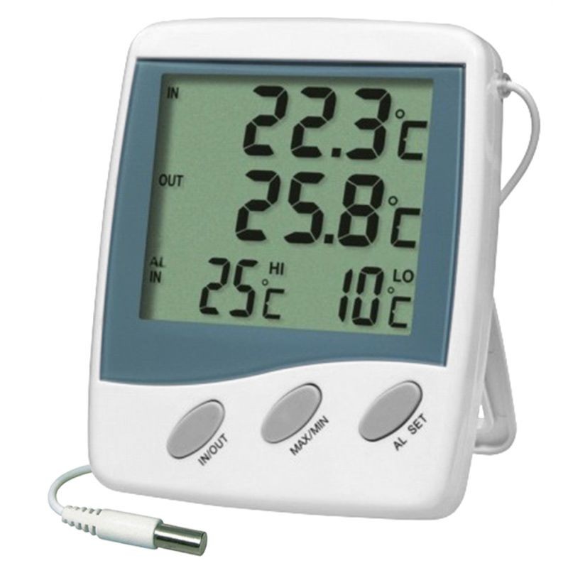 Thermomètre triple affichage avec sonde 3 M