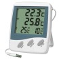 Thermomètre triple affichage avec sonde 3 M