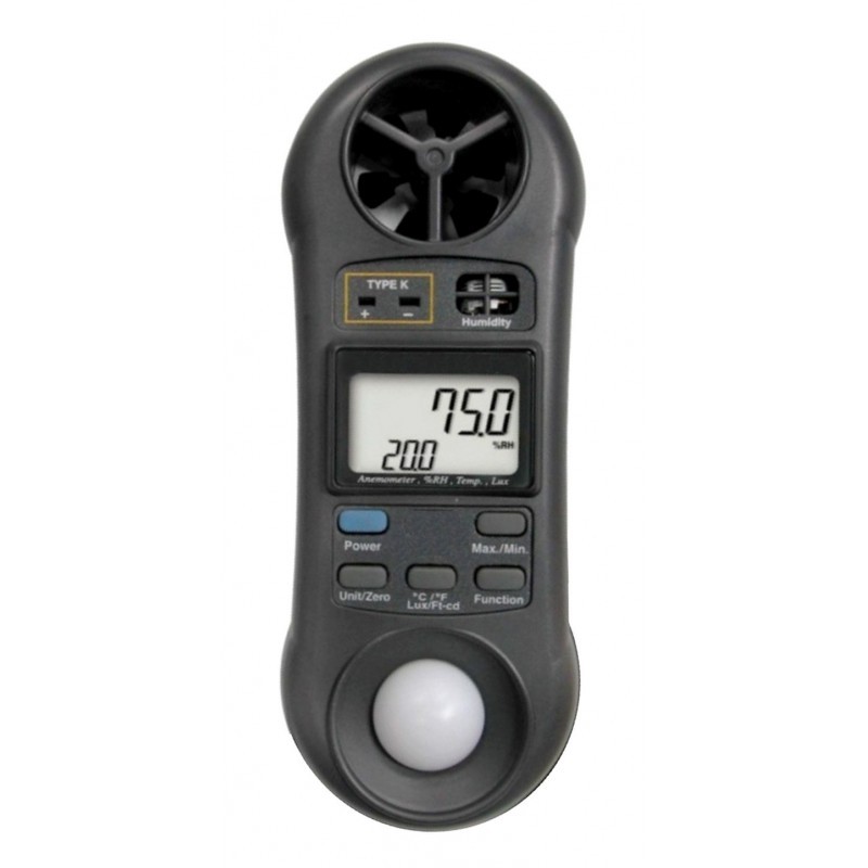 Thermomètre / Hygromètre / Anémomètre / Lux-