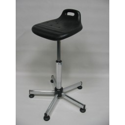 Tabouret assis debout polyuréthane sur patins