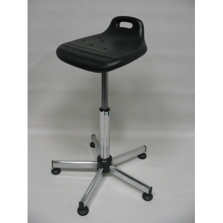 Tabouret assis debout polyuréthane sur patins