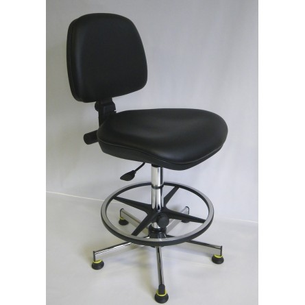 Siège en Vinyle antistatique avec dossier et