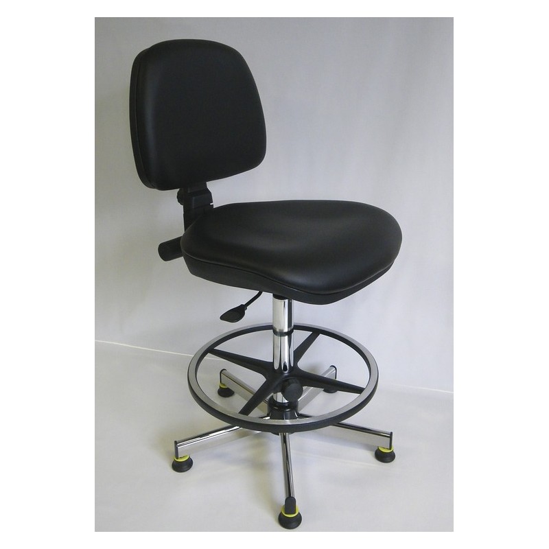 Siège en Vinyle antistatique avec dossier et