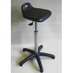 Tabouret assis debout polyuréthane sur patins