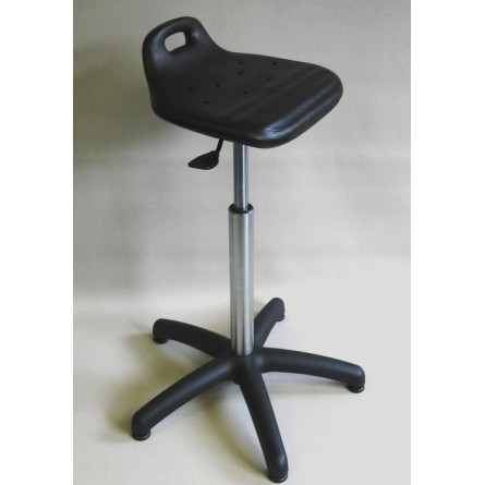 Tabouret assis debout polyuréthane sur patins