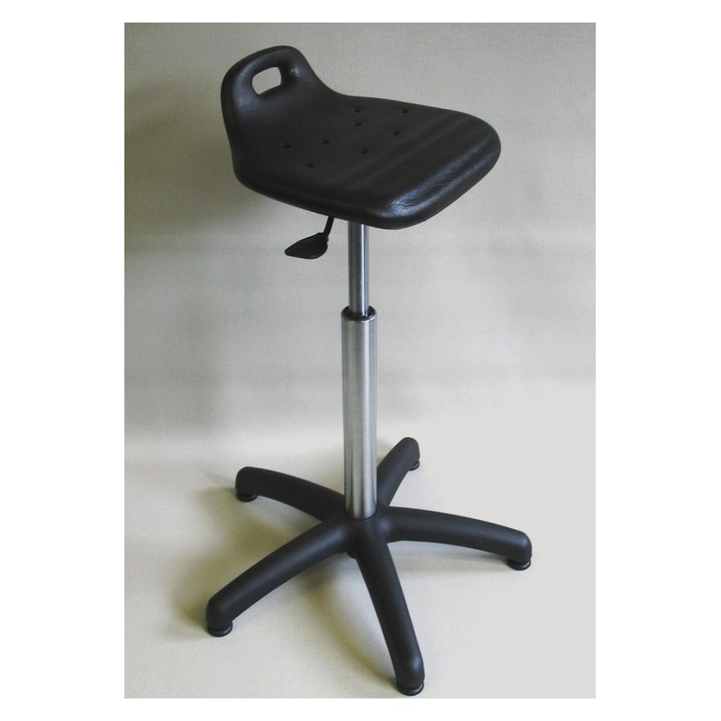 Tabouret assis debout polyuréthane sur patins