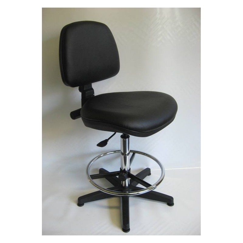 Siège pietement acier chromé sur patins