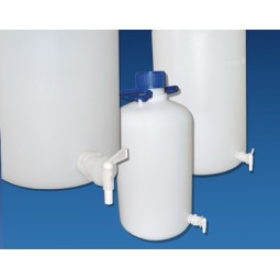 Bonbonne ronde HDPE avec robinet