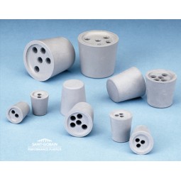 Bouchon caoutchouc préperforé