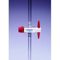 Robinet clé PTFE, voie droite