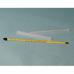 Thermomètre fond jaune au...