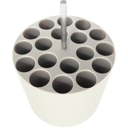 Portoir 18 x 15 ml Ø 17 mm fd rond pour rotor 30553085 / 2  Ohaus