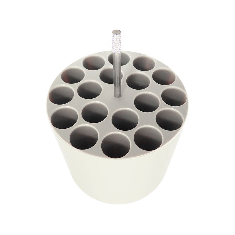 Portoir 18 x 15 ml Ø 17 mm fd rond pour rotor 30553085 / 2  Ohaus