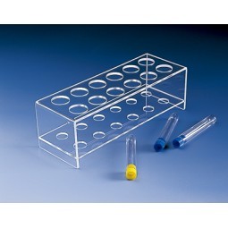 Porte-tubes à essai en PMMA...