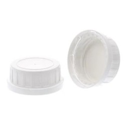 Bouchon PP blanc inviolable...