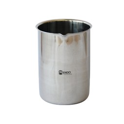 Bécher inox avec bec verseur