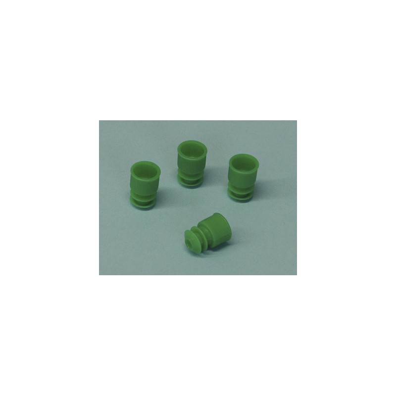 Bouchon PE vert pour tubes Ø  12 mm vendu par 1000