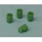 Bouchon PE vert pour tubes Ø  12 mm vendu par 1000
