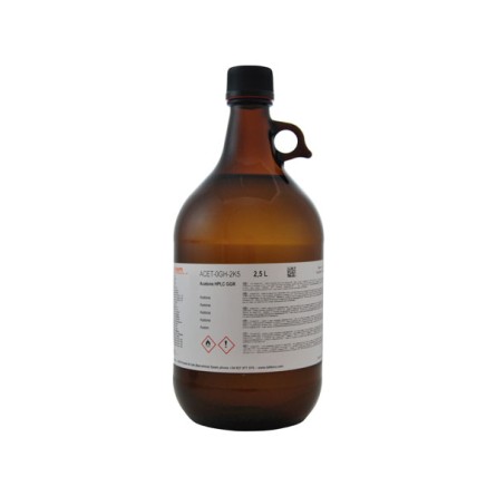 Acétone HPLC en 2,5 Litres  Labekem