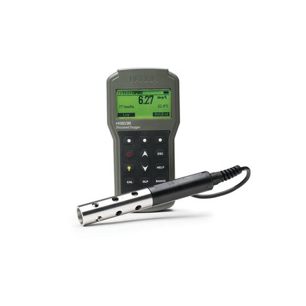Oxymètre portatif LDO avec sonde optique de terrain Hanna Instruments